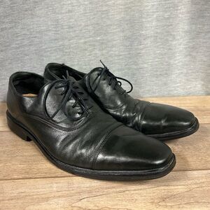Cole Haan Men's Dress Shoes Cap Toe Black Leather Size 11M